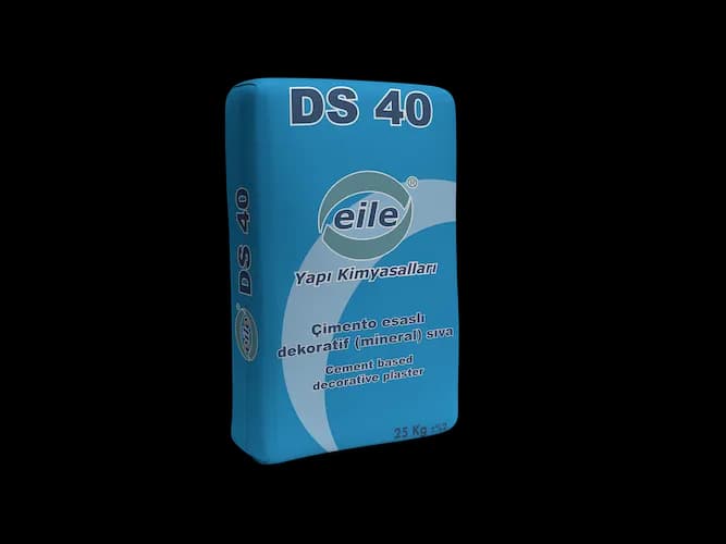 Eile DS-40 dekoratif mineral sıva 25 kg — dış cephe