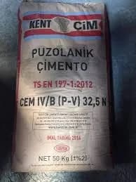 Kentçim 50 kg torba gri çimento — İzmir çimento satışı